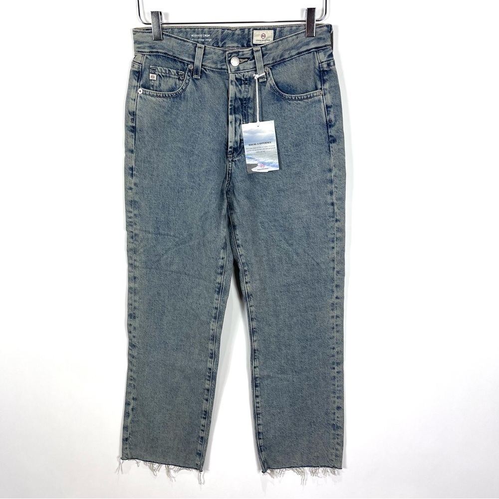ag adriano goldschmied alexxis crop jeans 27